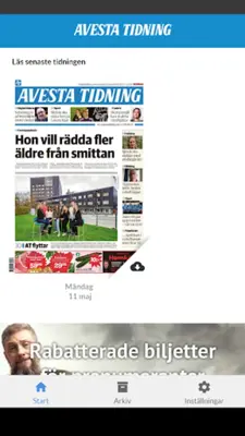 Avesta Tidning e-tidning android App screenshot 6